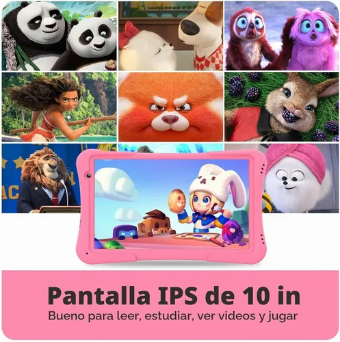 Vista 3 de Tableta para niños de 10 pulgadas, control parental, educativo
