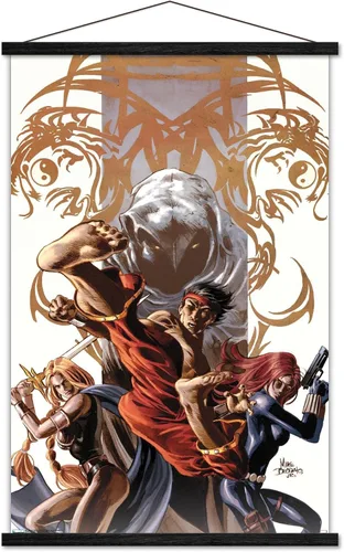 Vista 8 de Trends International Marvel Comics - Póster de pared Secret Avengers #7, 14.725 x 22.375 pulgadas, versión enmarcada de madera de granero