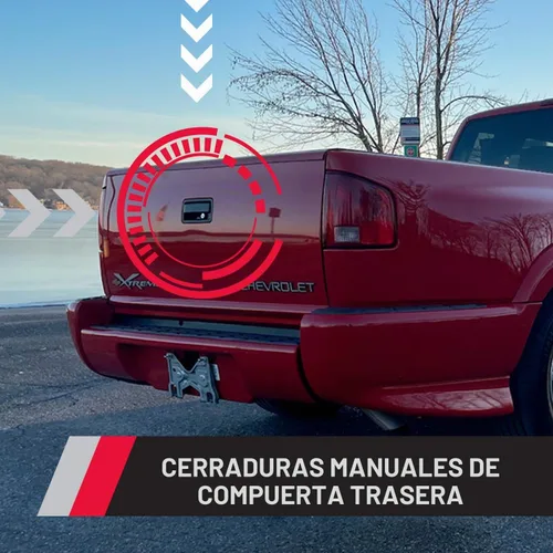 Vista 2 de Pop & Lock PL1600 Cerradura manual negra de compuerta trasera para Chevy/GMC/Isuzu