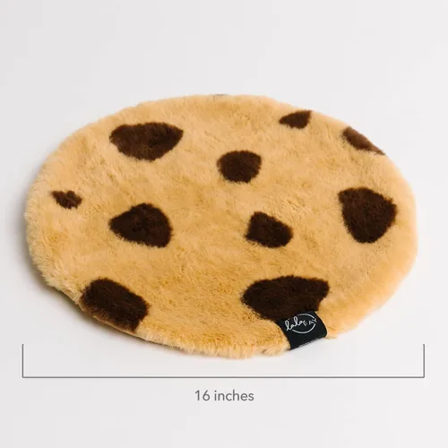 Vista 5 de Mini manta Cookie Buddy – Manta de seguridad unisex de lujo Minky de piel sintética para bebé – Regalos esenciales para recién nacidos para niños