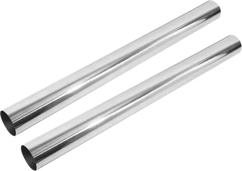 Vista 15 de X AUTOHAUX 2 unids recto 2 "OD 30" longitud DIY mandril tubo de escape 2 pulgadas tubo tubo T304 acero inoxidable ajuste universal
