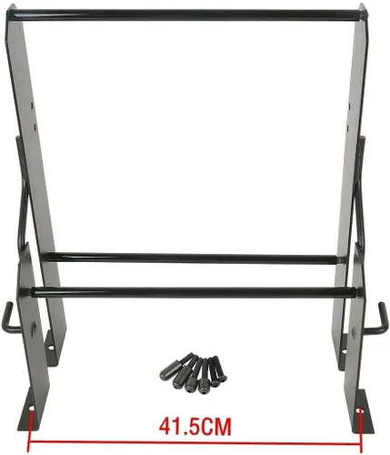 Vista 4 de Harley Quick Release Tour Pack Rack de almacenamiento de montaje en pared compatible con Harley Davidson Touring Road King Electra Street Glide