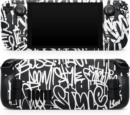 Vista 6 de Design Skinz - Compatible con Steam Deck - Calcomanía protectora de vinilo extraíble resistente a los arañazos - Arte de graffiti moderno V2