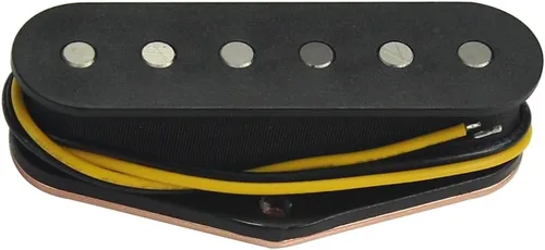 Vista 6 de FLEOR Alnico 5 Black TL Bridge Pickup para guitarra eléctrica estilo TL Pieza