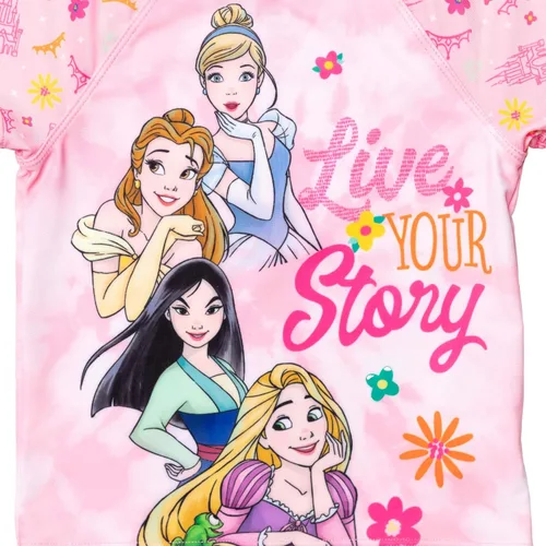 Vista 5 de Disney Conjunto de traje de baño de tankini de 3 piezas para niños y niñas
