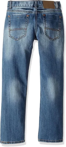 Vista 2 de Tommy Hilfiger Boys' Revolution Slim Straight Leg Stretch Jean