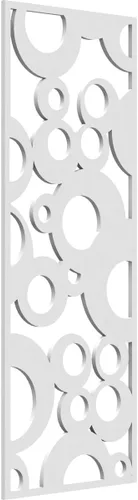 Vista 150 de 9 3/8"W x 24 3/8"H x 1/4"T Farwell Decorativos Paneles de Pared de Madera Calado, Hickory