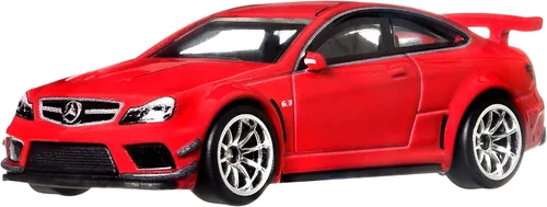 Vista 2 de Hot Wheels Mercedes-Benz C63 AMG Coupé Black Series, Premium 1:64 Escala 1:64