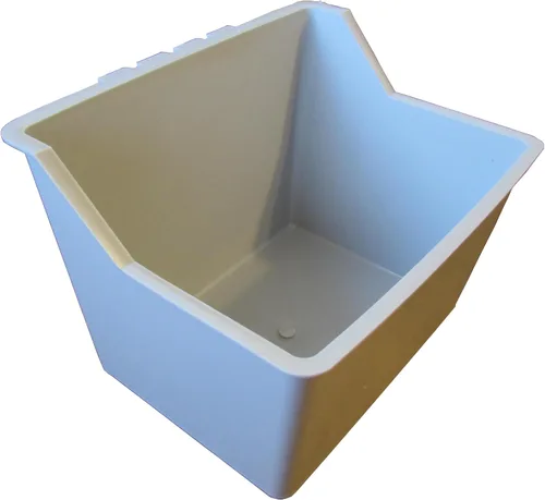 Vista 2 de Pinnon Hatch Farms Taza de jaula grande 3QT/96 FL OZ colgante de alimentación y jaula de agua taza (1 unidad)