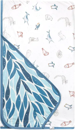 Vista 17 de Copper Pearl Manta de bebé jumbo de 3 capas: edredones suaves para niños y niñas Transpirable, acogedora, manta para niños pequeños Edredón