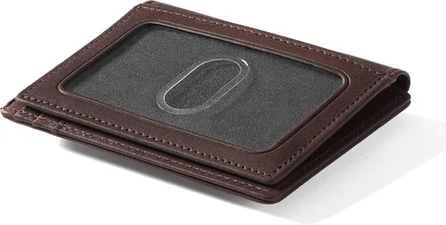 Vista 3 de Leatherology Titular de la tarjeta con clip