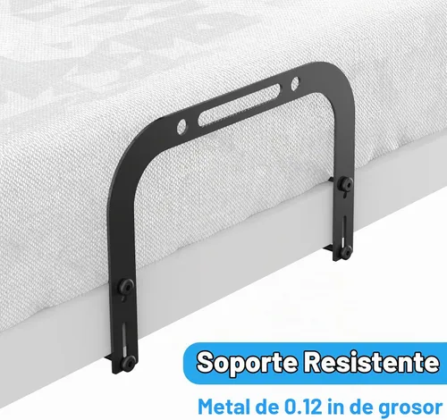 Vista 5 de YUOROS - Tapón deslizante para colchón, agarre de colchón antideslizante para marco de cama de metal, barra de retención para evitar que