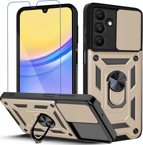 Vista 25 de Para Samsung Galaxy A13 5G Caso: Caja Del Teléfono Con Protector De Pantalla Para Samsung Galaxy A13 5G - Negro