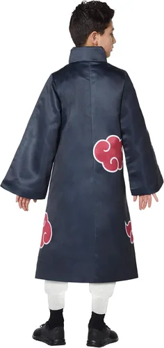 Vista 2 de Spirit Halloween Bata Akatsuki Naruto para niños Producto oficial Multicolor