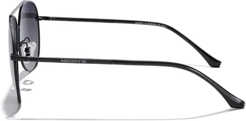 Vista 3 de MERRY'S Lentes de sol de aviador para mujeres y hombres, lentes de espejo polarizadas con funda, lentes de sol polarizadas para conducción, 2.362 in