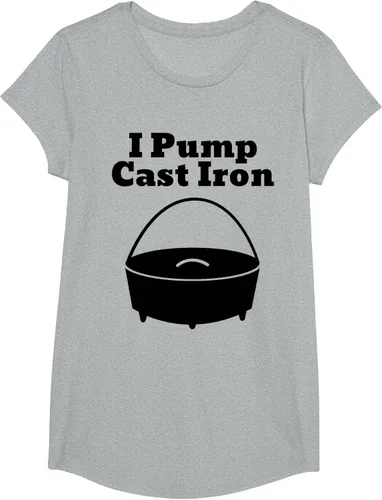 Vista 46 de I Pump - Camiseta de hierro fundido para cocinar al horno holandés