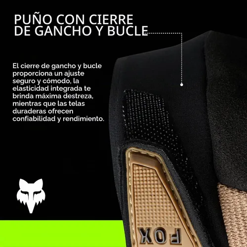 Vista 5 de Fox Racing Guante Ranger para bicicleta de montaña para hombre Negro