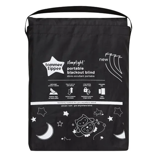 Vista 6 de Tommee Tippee Sleeptime - Persiana opaca portátil para bebé, grande, 51 x 78 pulgadas, persianas de viaje de succión fuerte, plegable, ligera