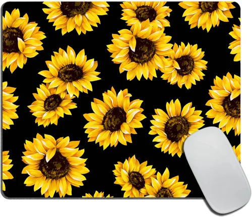 Vista 11 de Alfombrilla de mouse para mujer afroamericana, arte africano con cita para mujer, alfombrilla de mouse lavable con tela de licra, base de goma