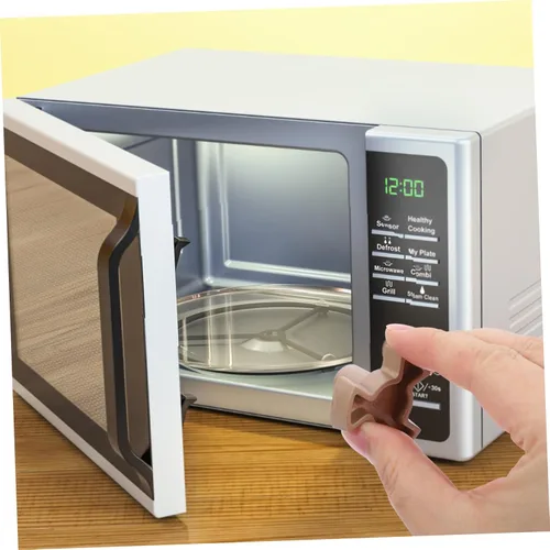 Vista 6 de Unomor 2 piezas de acoplador de placa giratoria para horno de microondas, soporte de eje en forma de Y para bandeja de vidrio, piezas de repuesto