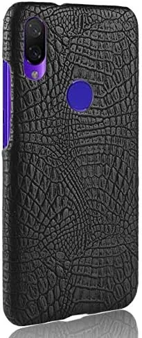 Vista 3 de Funda de piel sintética para Xiaomi Redmi Note 7 (ultrafina), diseño de piel de cocodrilo