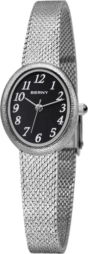 Vista 10 de BERNY Relojes dorados vintage para mujer, reloj de pulsera delicado para mujer