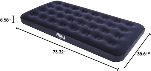 Vista 4 de Bestway Inflatable Mattress, Single Bed, Blue, 22 x 188 x 99 cm