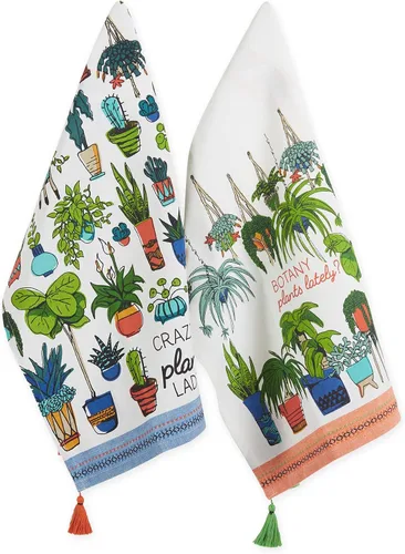 Vista 10 de DII You Grow Girl Collection Decorativo, lavable a máquina, juego de paños de cocina, 18 x 28 pulgadas, plantas elegantes, 3 piezas
