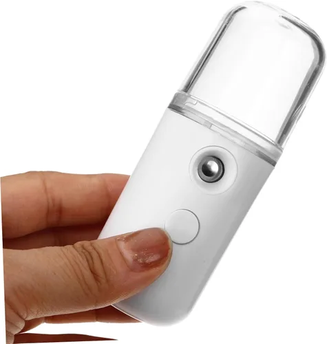 Vista 7 de Amosfun Humidificadores para el hogar, humidificador portátil para el hogar, humectador de aire de niebla fría para dormitorio, oficina