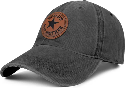 Vista 3 de Worlds Best Dad Ever Sombrero para el Día del Padre, regalos de cumpleaños para papá de hija, hijo, sombrero de camionero negro
