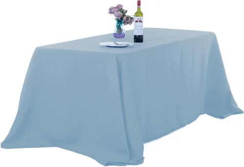 Vista 70 de Ascoza Paquete de 2 manteles cuadrados negros de tela de poliéster de 52 x 52 pulgadas para bodas, banquetes, restaurantes y fiestas