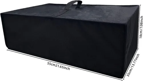Vista 2 de Wanty Funda protectora para impresora de tela de nailon antiestático a prueba de polvo antiestático negro para Perfection V700 / V750 / Epson