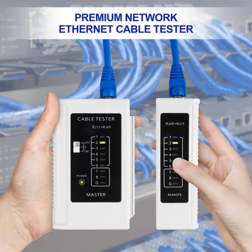 Vista 6 de Kit de herramientas de crimpado RJ45, crimpadora Ethernet de paso, kit de herramientas de crimpado Ethernet profesional, herramienta de crimpado