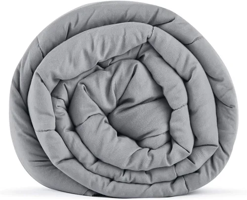 Vista 20 de TONGDADA Manta con peso para niños, 40 x 60 pulgadas, 10 libras, para niños de entre 80 y 125 libras, material de algodón de primera calidad