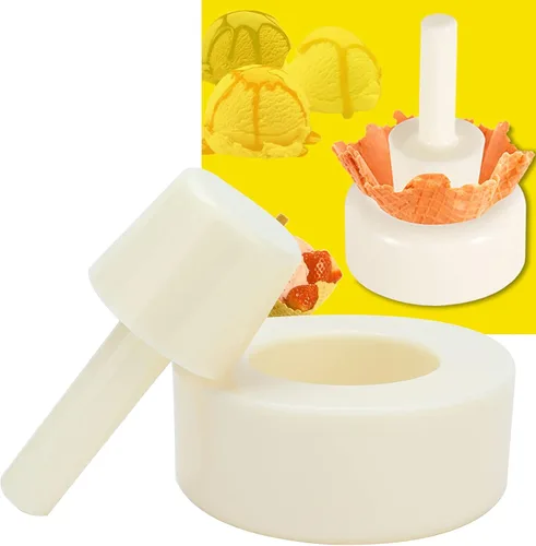 Vista 5 de Máquina de configuración de cono de gofre, cono de helado para cocina, rollo de huevo crujiente