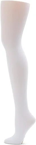 Vista 5 de Medias de nylon Capezio ultrasuaves, de danza, ajustadas, para mujer, L XL, Blanco