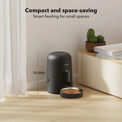 Vista 10 de PETLIBRO AIR - Comedero automático para gatos, recargable con Wi-Fi, dispensador de comida para gatos, funciona con pilas con vida útil de 30 días