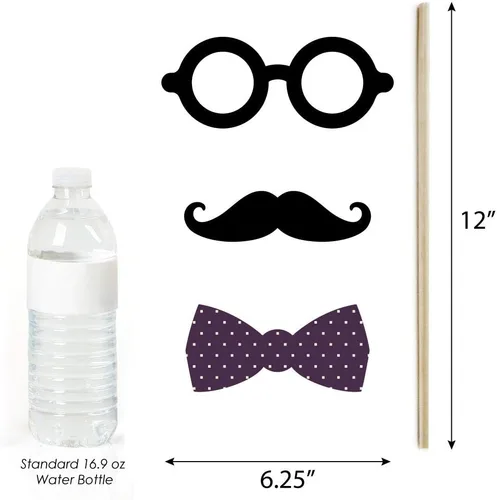 Vista 6 de Roaring 20 – Twenties Photo Booth Props Kit de la – 20 Count