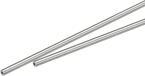 Vista 15 de Uxcell Tubo capilar de acero inoxidable 304, OD 0.4 mm x 0.1 mm de grosor de pared, 250 mm de longitud, tubo metálico para maquinaria industrial