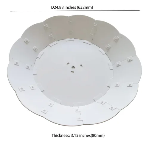 Vista 4 de Cubierta de iluminación decorativa, cubiertas de elevador de araña para 330 libras (DDJ150), accesorios de elevación de iluminación de cabrestante