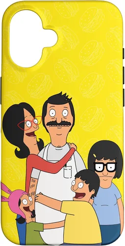 Vista 31 de Funda para iPhone 12 Pro Max Bob Burgers Bob Linda Gene Tina Louise Family Hug