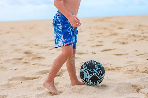 Vista 5 de Sunflex Balón de fútbol de neopreno, pelota ligera impermeable para exteriores, 8 pulgadas de diámetro, suave y segura, diseñada para recreación