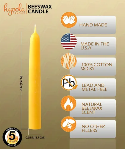 Vista 2 de Hyoola - Velas de cera de abeja