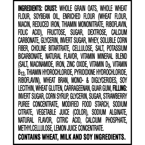 Vista 3 de Barras de desayuno Nutri-Grain, hechas con granos enteros de 0.35 oz, barras de aperitivos, fresa, caja de 10.4 onzas (8 unidades)