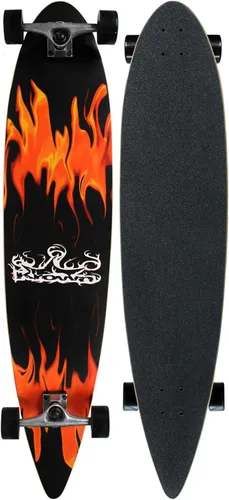 Vista 8 de Krown Monopatín Longboard Completo