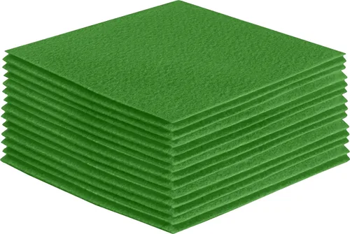 Vista 25 de FabricLA Hojas de fieltro acrílico para manualidades, cuadrados de fieltro precortados suaves de 4 x 4 pulgadas (3.9 in x 3.9 in), utiliza hojas
