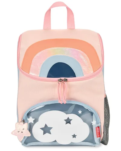 Vista 3 de Skip Hop Sparks - Mochila para niños, jardín de infantes de 3 a 4 años, arcoíris
