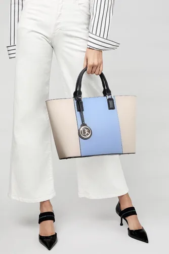 Vista 2 de DASEIN - Bolsa de mano para mujer, bolsa tipo bandolera, asa superior, bolsa plana para trabajar