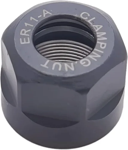 Vista 6 de ER11 - Juego de tuercas de resorte de alta precisión de 1/4 pulgadas para máquina de grabado CNC/herramienta de fresado de torno