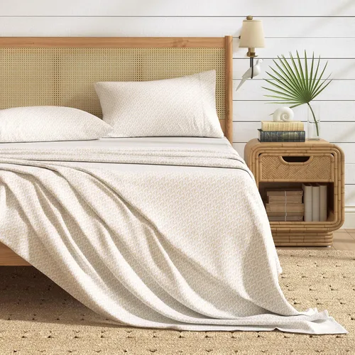 Vista 20 de Great Bay Home Juego de sábanas tamaño individual de microfibra - Sábanas de 3 piezas a rayas moradas - Ropa de cama de microfibra ultrasuave